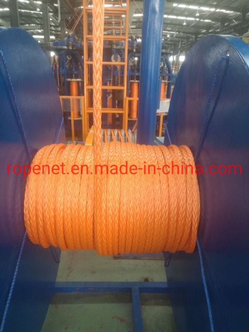 UHMWPE (HMPE) 12 Strands Rope with High Strength Like Wire or Steel