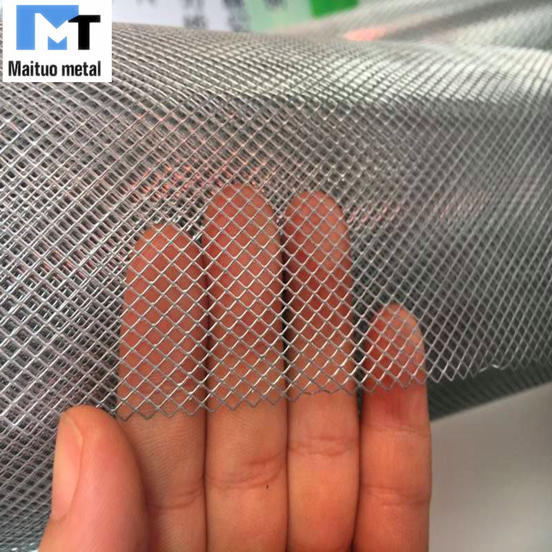 PVC Coated Red Colour Expanded Metal Mesh Roll