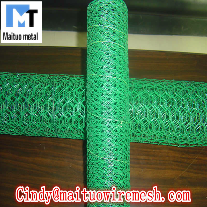 Galvanized PVC Coated Hexagonal Wire Mesh Netting for Chicken Wire