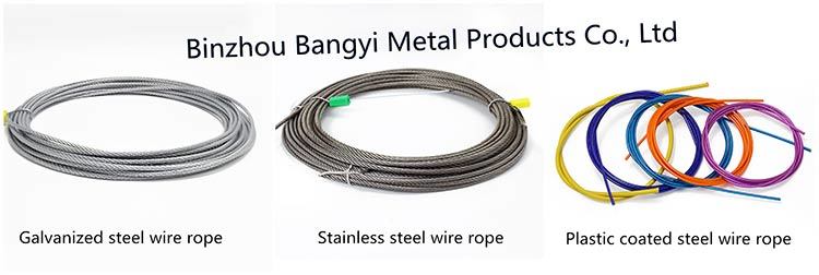 Gym Cable Steel Wire Rope with PU Coating 7X19