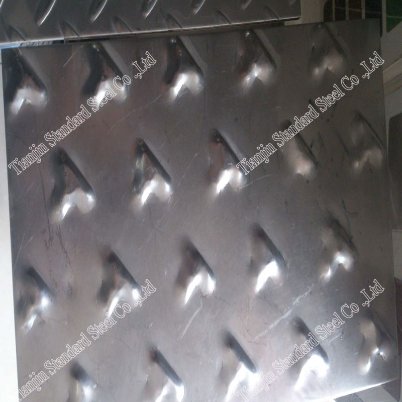 AISI 430 Stainless Steel Checkered Plate for Stair Floor