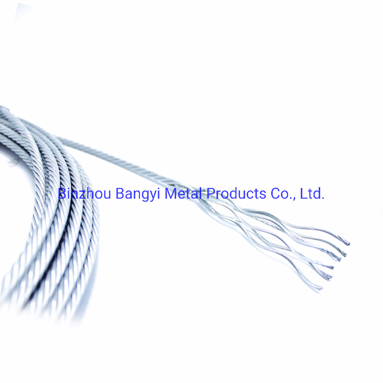 Steel Wire Rope 6*19+Iws Galvanized Steel Wire Rope