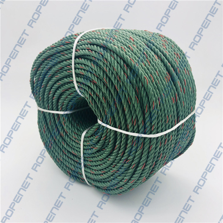 Wholesale Recycled Plastic Rope, PE 3 Strands Twist Rope