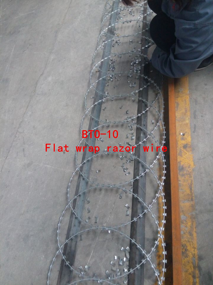 Hot-Dipped Galvanized Razor Wire /Concertina Wire Cbt-65