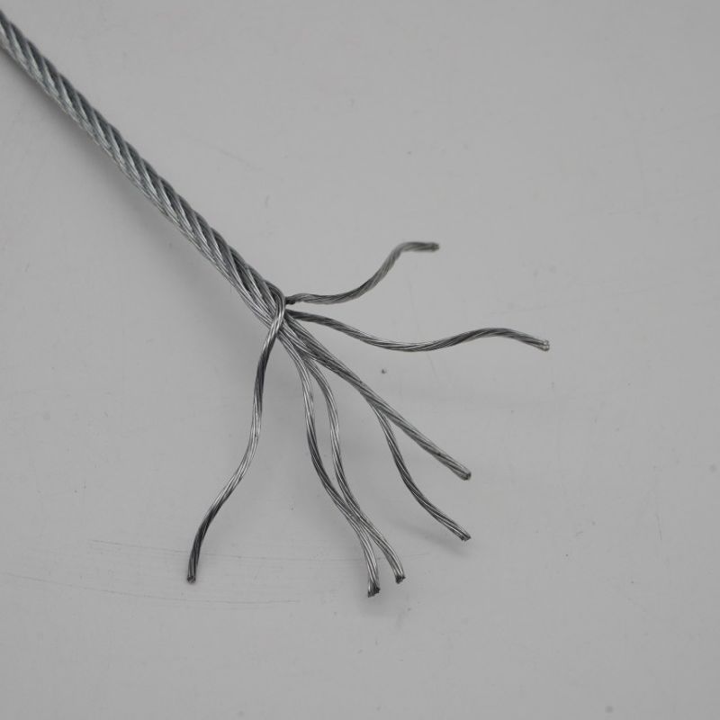 Galvanized Steel Wire Rope 3mm Braided Rope