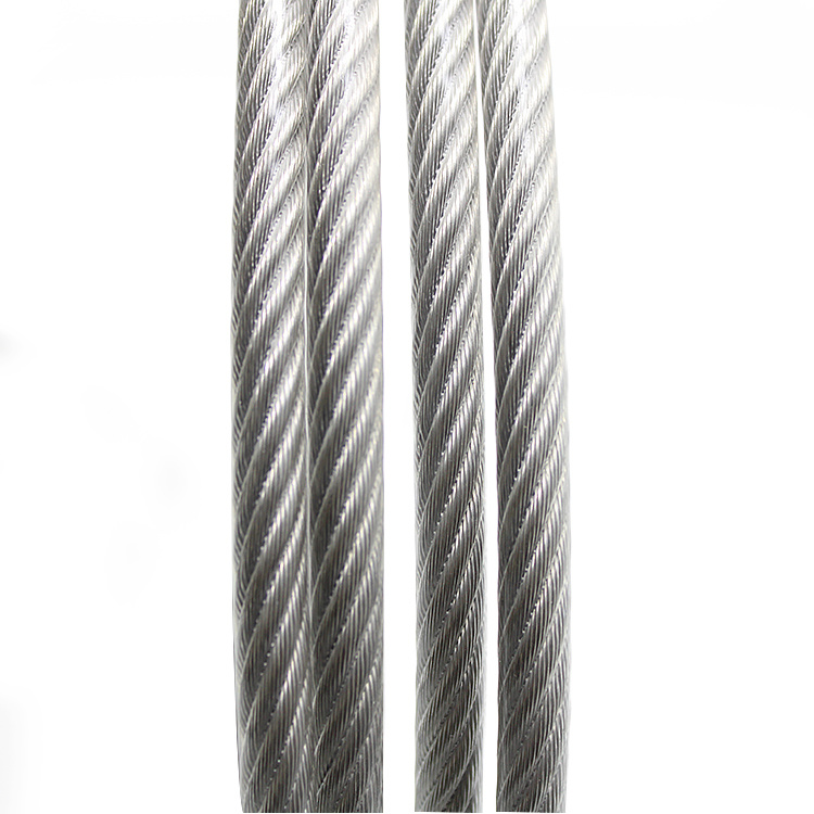 PVC Coated Steel Wire Rope 7X19 6mm