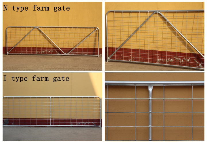 Galvanized 1170 mm High Galvanized Wire Farm Gate (XMR14)