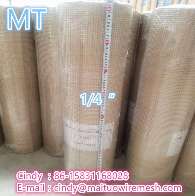 Factory Sales PVC Coated Welded Wire Mesh 25X25mm 25X50mm