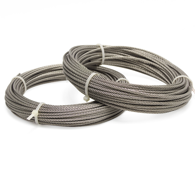 8mm Stainless Steel 304 Wire Rope Cable 7X7