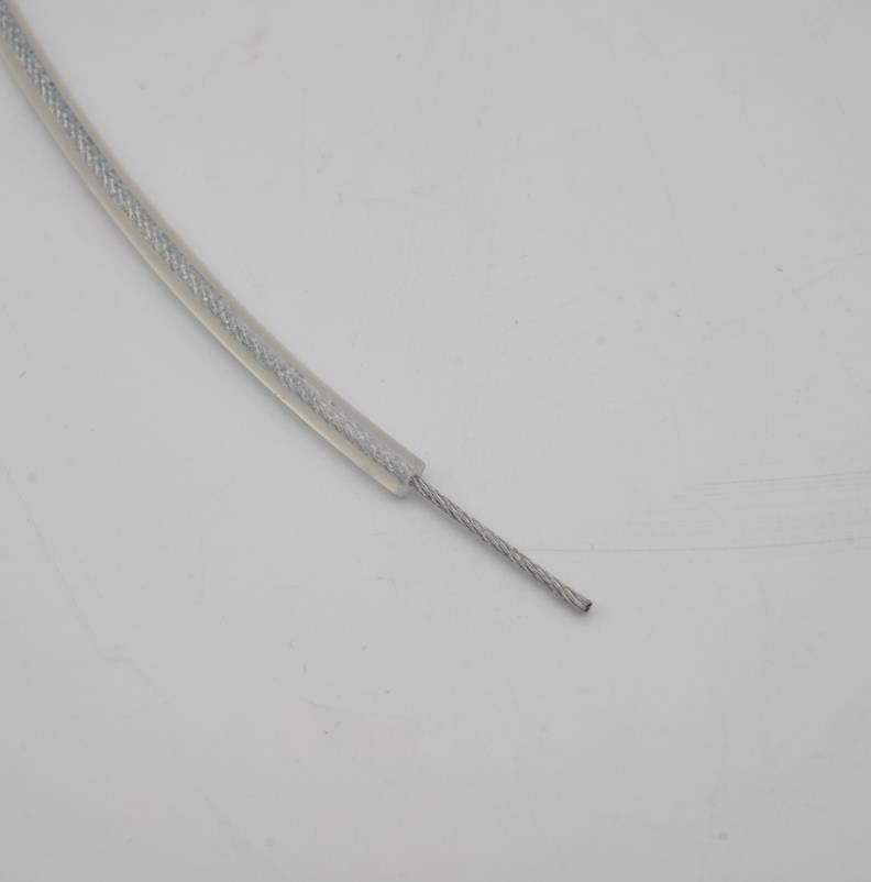7*7 Transparent PVC Plastic Coated Steel Wire Rope