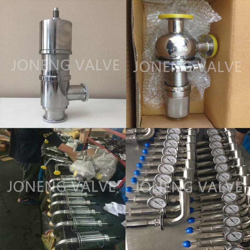 Stainless Steel Sanitary Air Relief Evacuation Valve with Stainless steel Ball