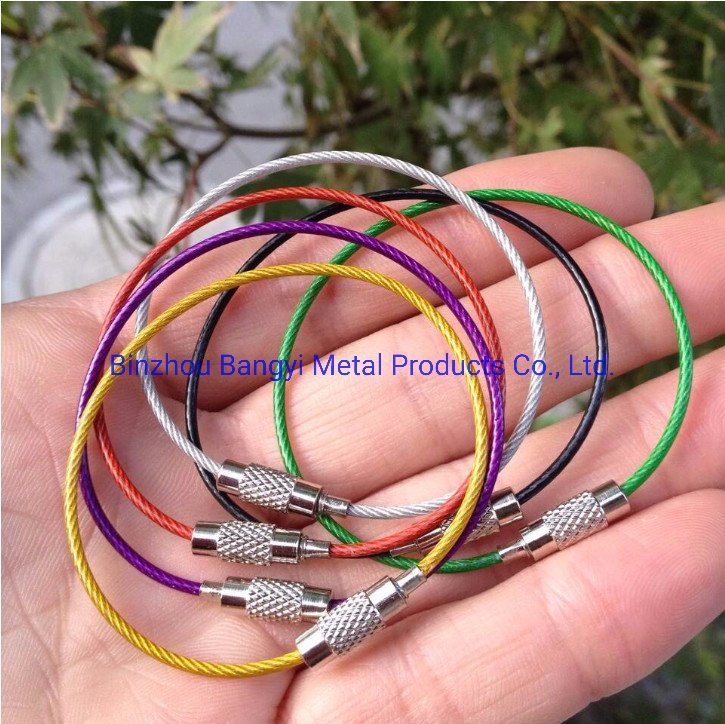 Electric Galvanized Steel Wire Rope with PVC Coating