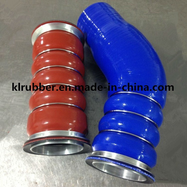 Flexible Steel Wire Reinforced Hump Silicone Hose for Car Parts