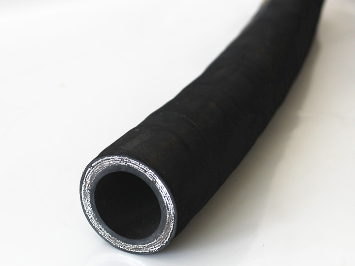 EPDM Rubber Hydraulic Hose Assemblies Steel Wire Spiral Reinforced Gasoline Pipe Hose