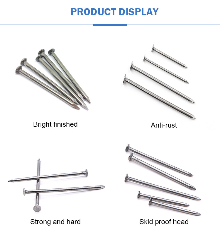 High Quality Steel Wire Nails Manufacturer in China