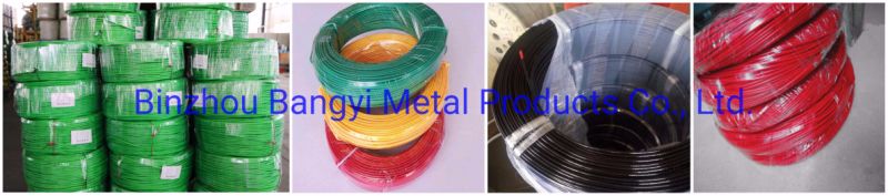 7X19 PU Blue Plastic Coated Wire Rope Cable