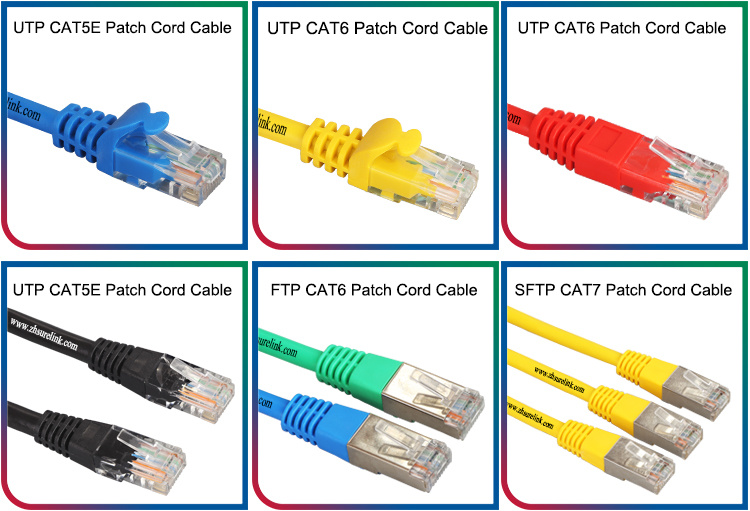 Network Patch Cord Patch Cable PVC Jacket UTP CAT6