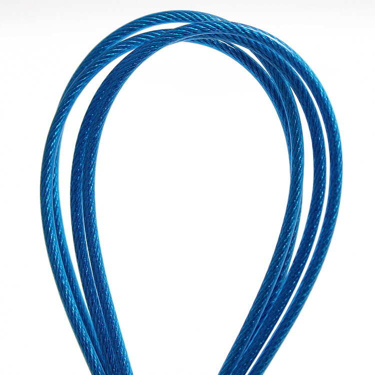 7*7 Blue PVC Plastic Coated Steel Wire Rope