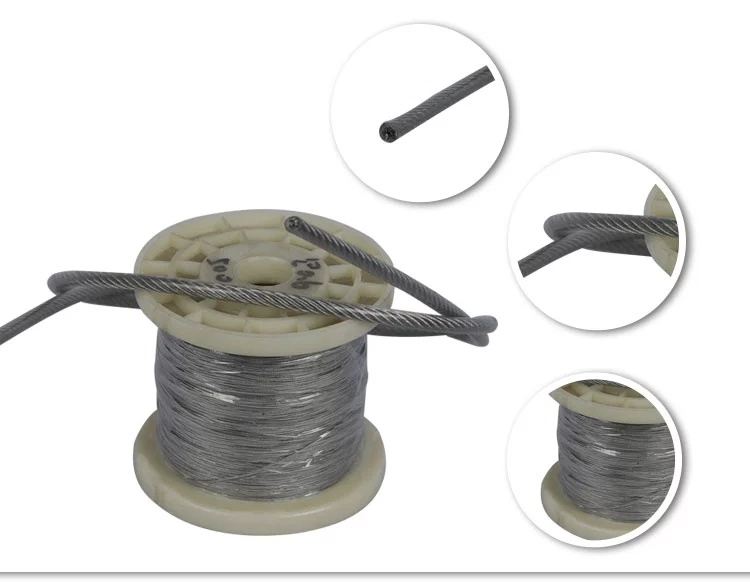 7X7 PVC Coated Stainless Steel Wire Rope