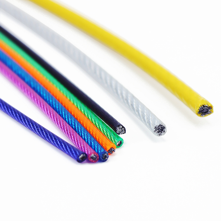 Various Colors PVC Coated /Plastic Coated Steel Wire Rope