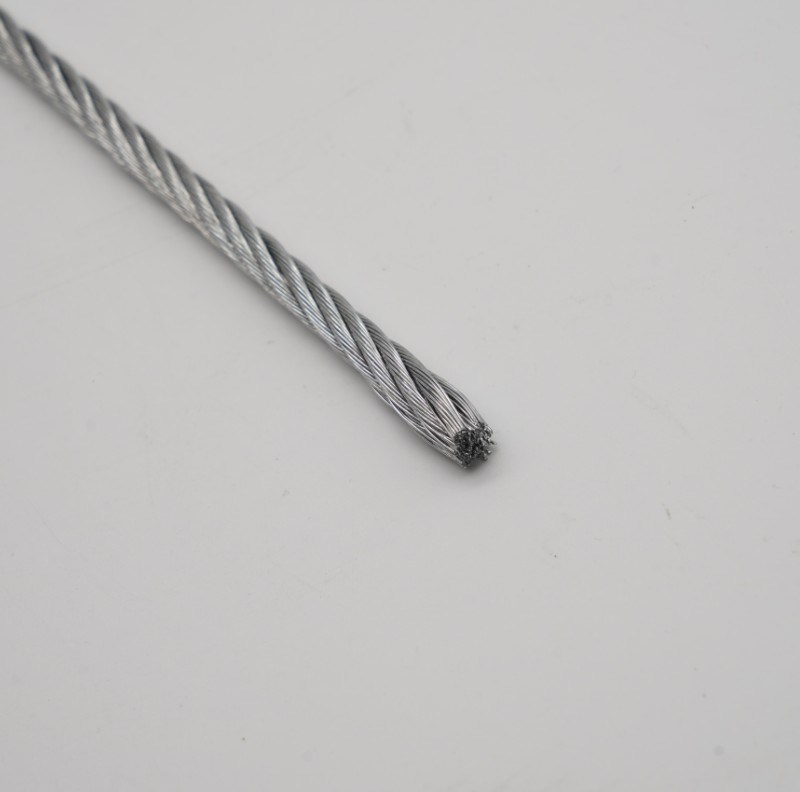 Galvanized Carbon Steel Wire Rope Galvanised Wire Cable 7X7 7X19