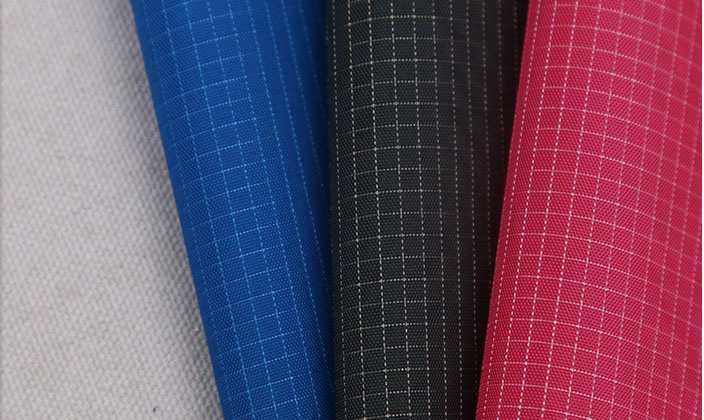 Oxford Nylon 210d PU Coating Ripstop Fabric