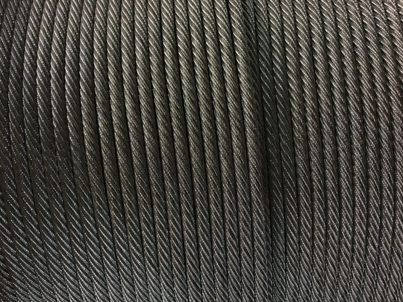 High Quality Black Wire Rope 19*7 -12mm, Non-Rotating Wire Rope