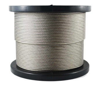Black Steel Wire Rope, Ungalvanized Steel Wire Rope 19*7