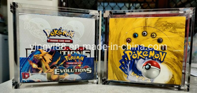 Factory Wholesale Pokemon Magnetic Acrylic Booster Box