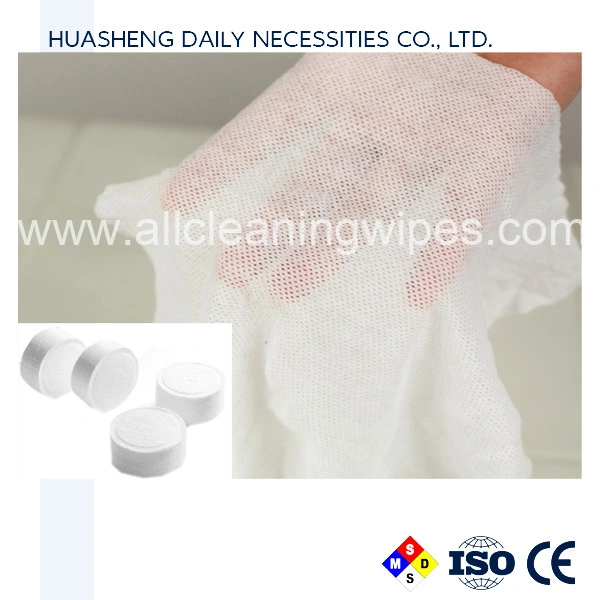 100% Viscose Compressed Coin Tissue Magic Towel Compressed Towel