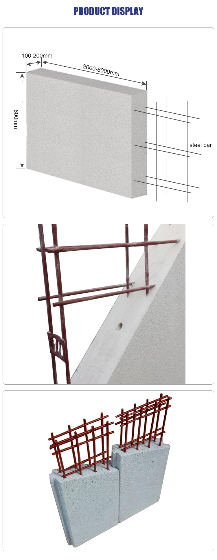 Lightweight Concrete Blocks Lightweight Precast Concrete Alc Panel 