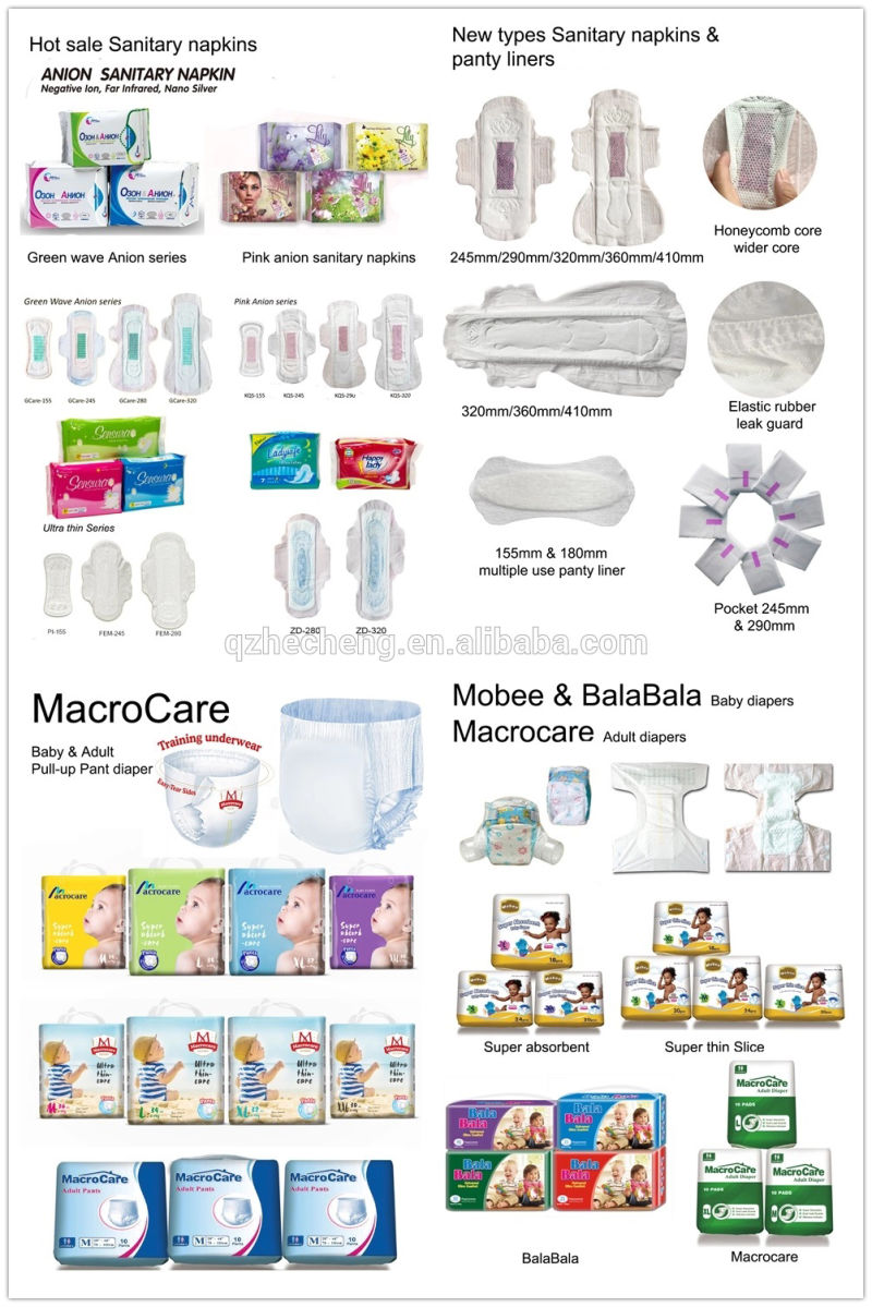 Macrocare Cotton Anion Sanitary Napkin, Customized Sanitary Napkin with Negative Ion