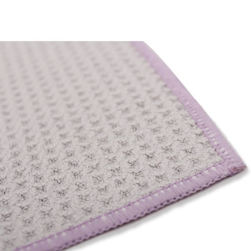 Lint Free Honeycomb Structure Eco-Friendly Recycled Microfiber Towel