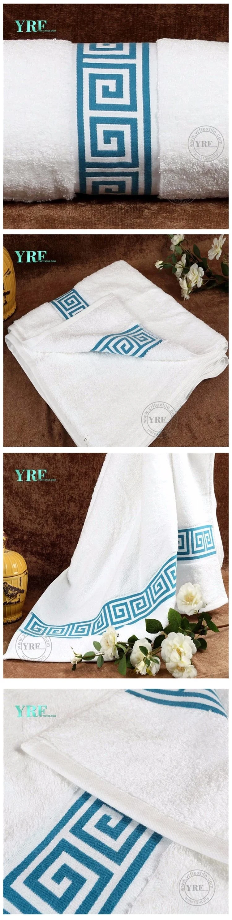 Made in China Jacquard Cotton Fabric Terry Square Towel/Face Towel