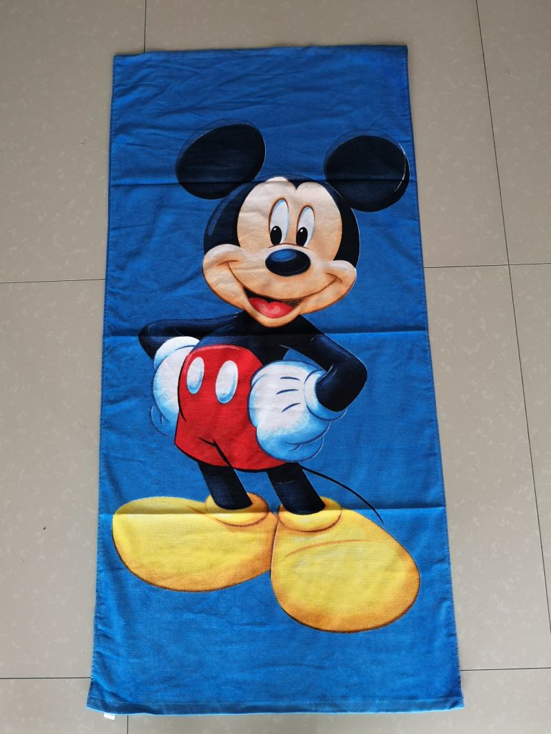 Quick Dry Mircofiber Beach Towel with Reactive Printing for Camping Use