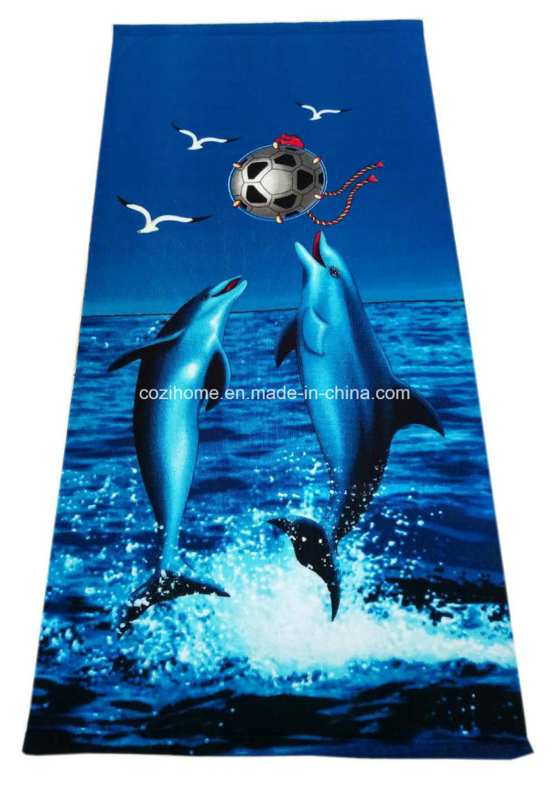 Pattern Printed Beach Towel/High Quality Promotional Beach Towel (4701)