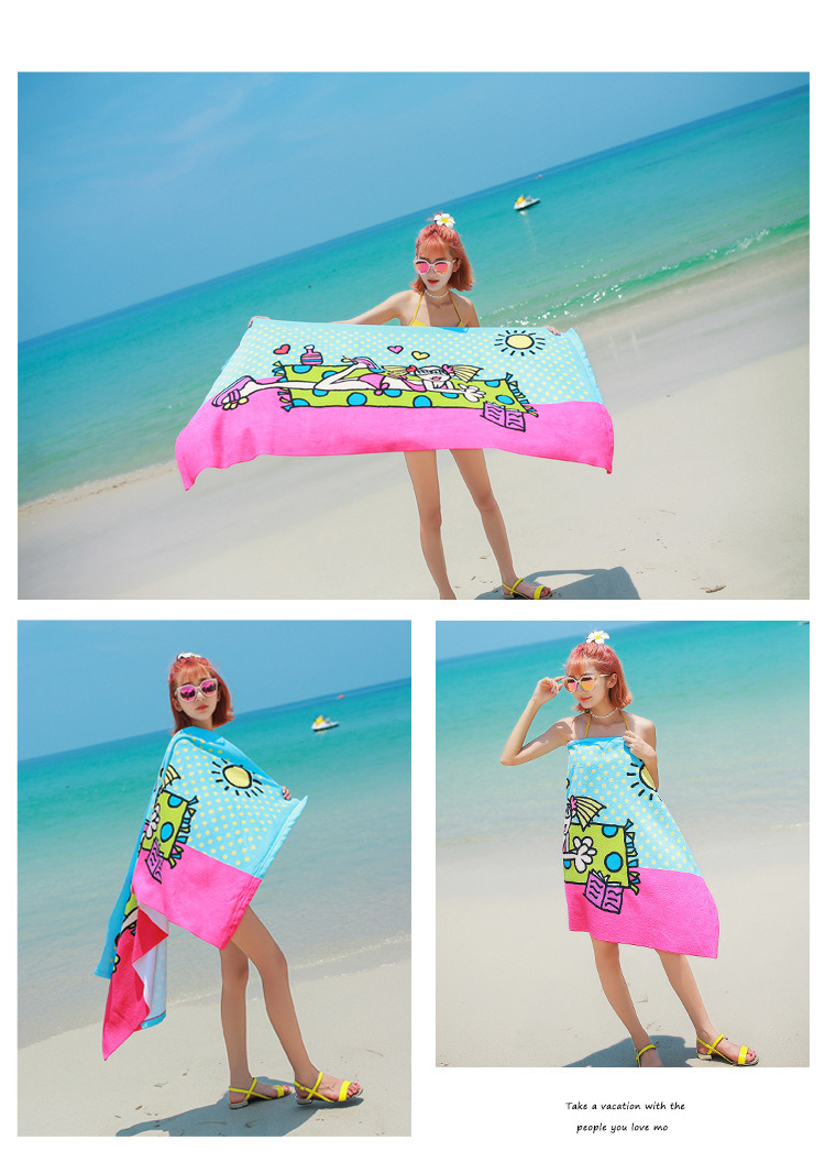 Cabana Print Beach Towels (150*70cm) - Pool Towels, Variety Pack