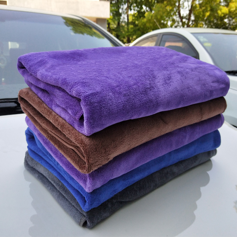 Brushed Thick Car Wash Clean Cloth Towel Large Size Microfiber Quick Dry