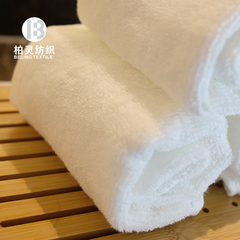 Cotton 32s Double Plain Terry Towel for Hotels Home Use