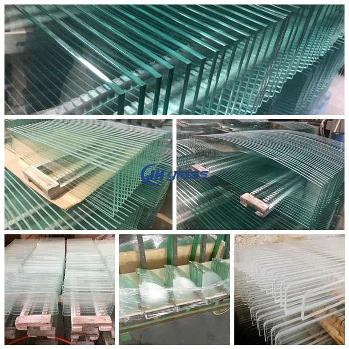5mm Rectangle Clear Tempered Safety Glass Shelf for Bathroom Towel