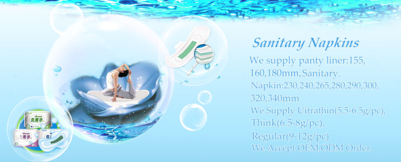 Cotton Napkin Ladyanion Sanitary Pad Disposable Sanitary Napkin (CM082)