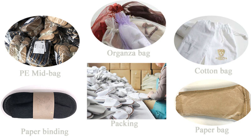 Manufacture Customized Washable Disposable Hotel Slippers for Guests
