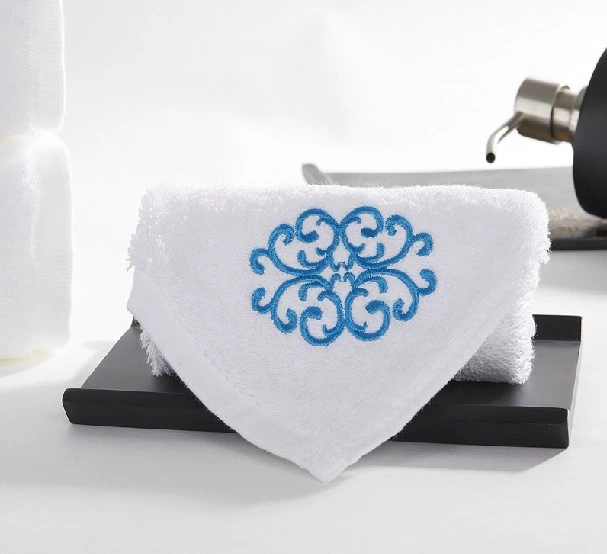 Bath Towel Set 100% Cotton White Hotel Hand Towel Face Towel