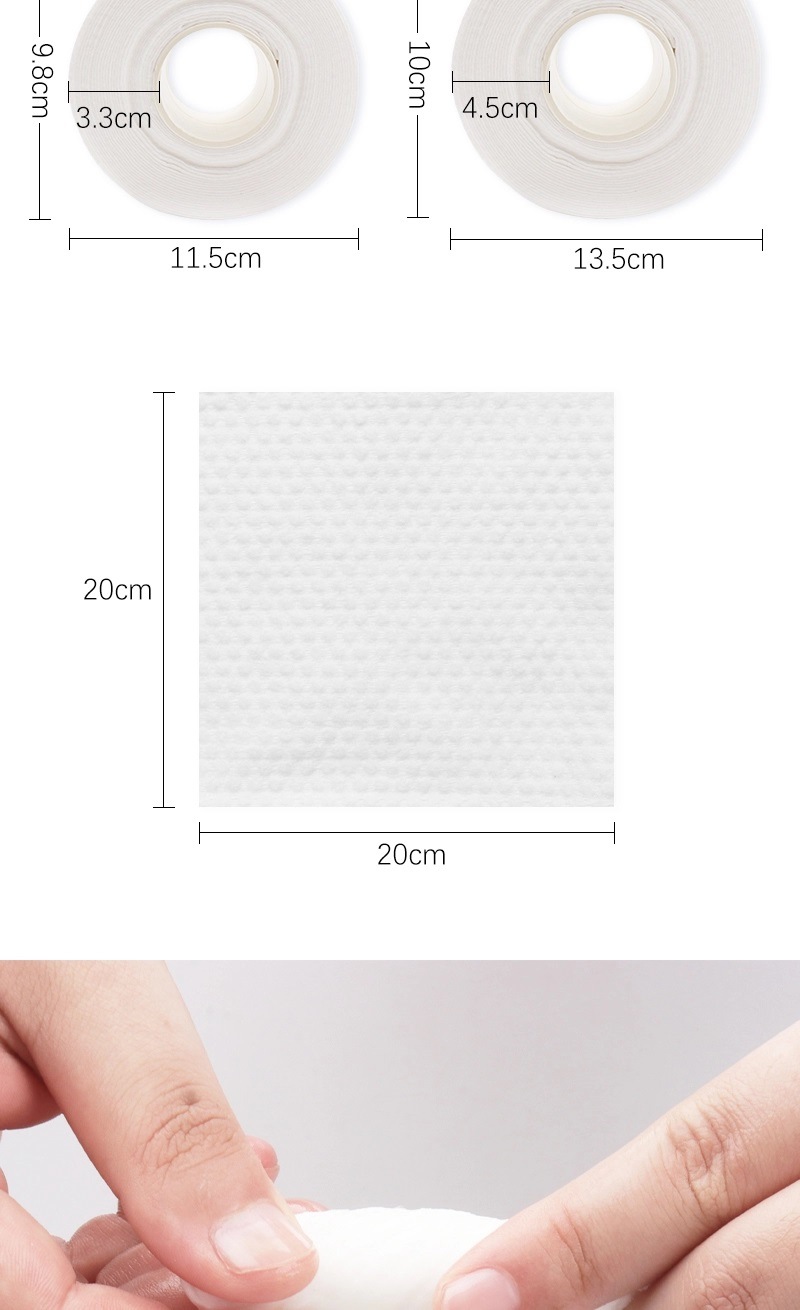 OEM Disposable Facial Towel Cleaning Face Towel with 100% Cotton