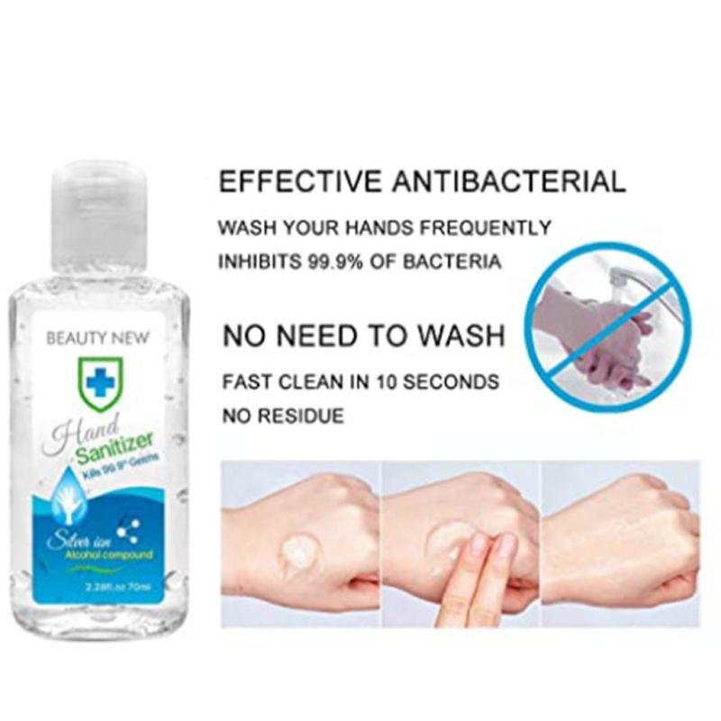 Hand Wash Gel Water-Free Quick-Dry Refreshing Gel 70ml