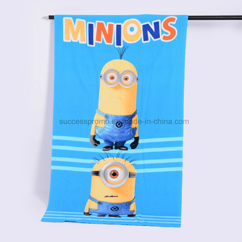 Microfiber Beach Towel with Reactive Printing, Cotton Towel