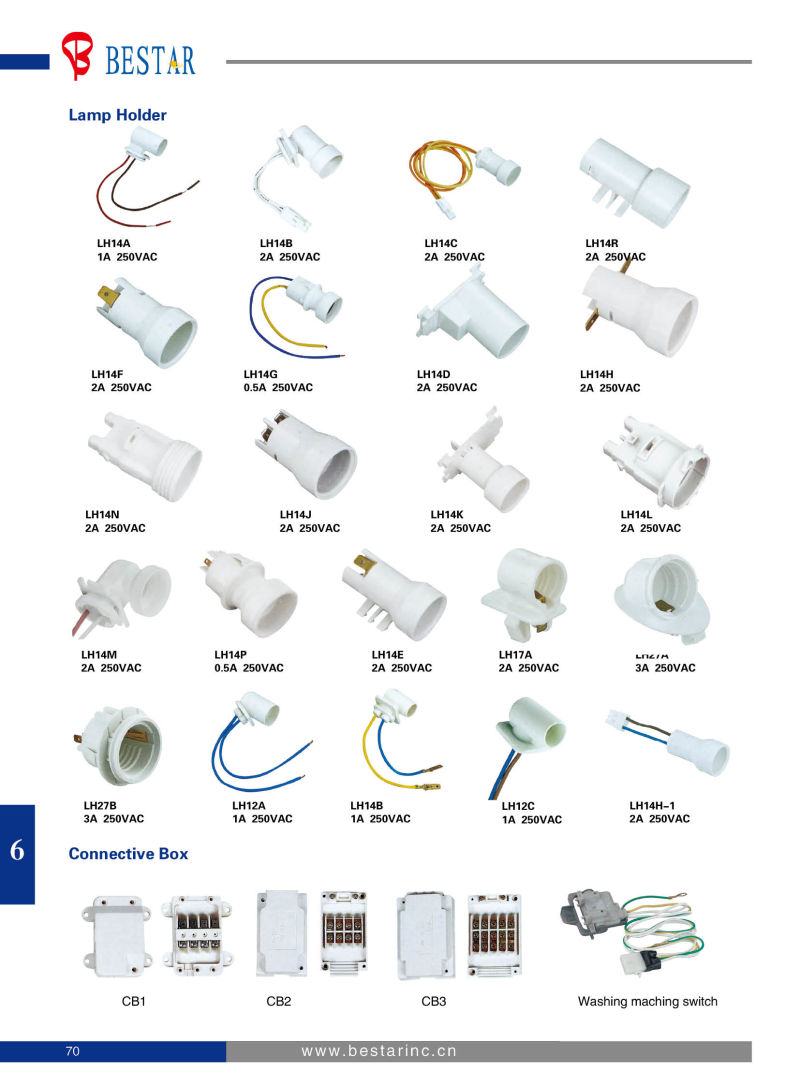 250V Freezer Fridge Door Switches for Refrigerator Door