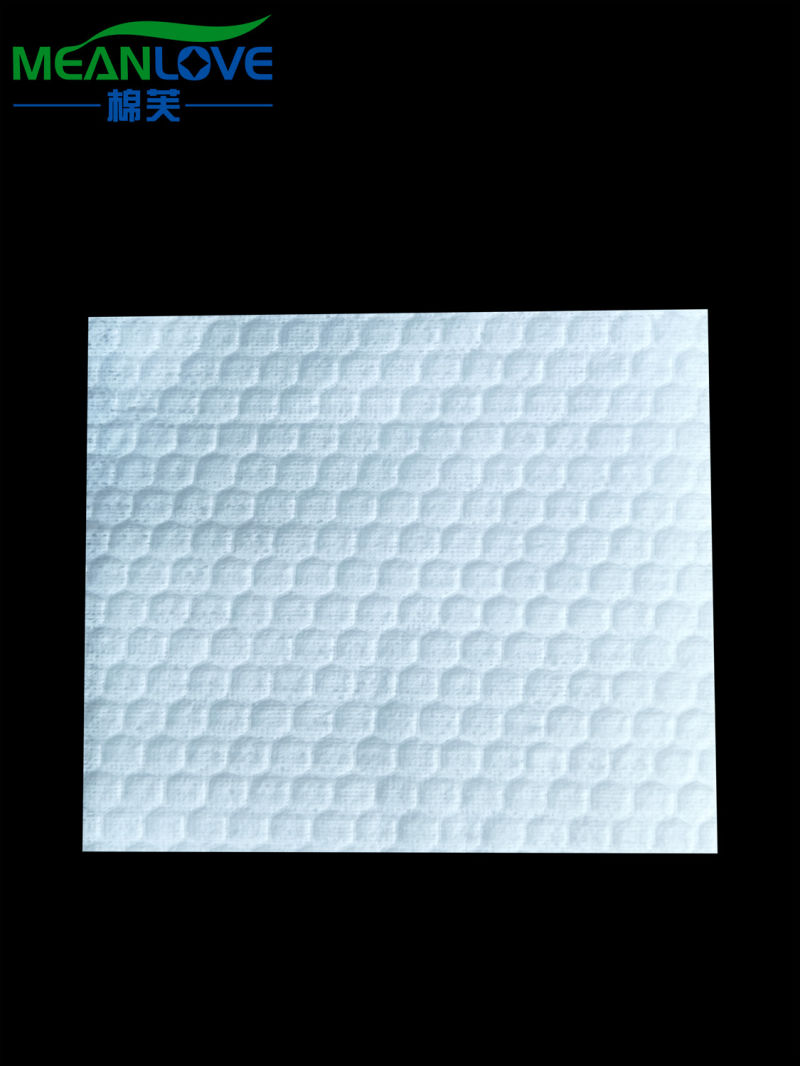 Spunlace Nonwoven Fabric Honeycomb Pattern Kitchen Cloth Rolls