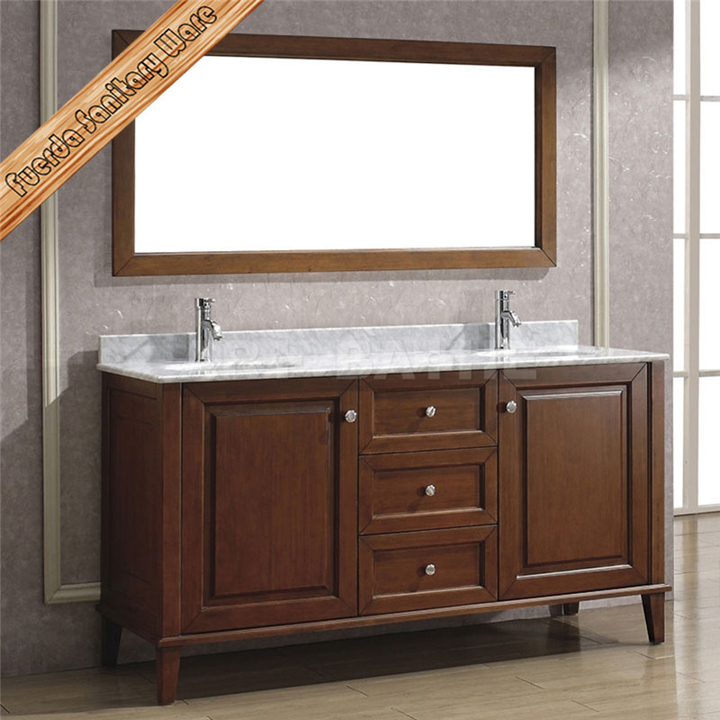 Fed-1807 High Quality Solid Wood Bathroom Vanity, Bathroom Cabinet
