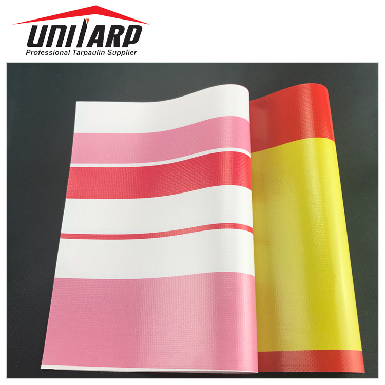 Outdoor Anti-UV Tarpaulin PVC Clear Awning Fabric